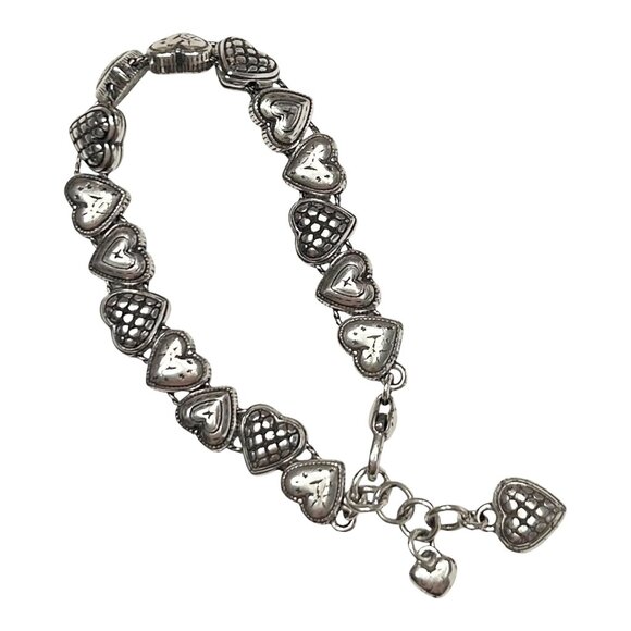 AUTHENTIC BRIGHTON COLLECTIBLES Enchanted Hearts Slide Bracelet Like new - Picture 4 of 8